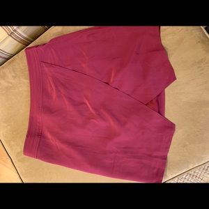 Madewell silk pull on skirt- maroon